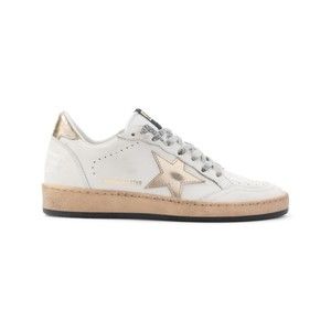 Golden Goose Leather Sneakers With Metallic Star Detail - NWT